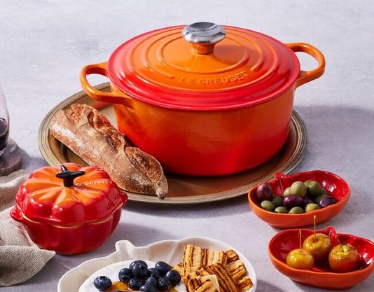 Panela Redonda Signature Le Creuset Laranja 14 cm