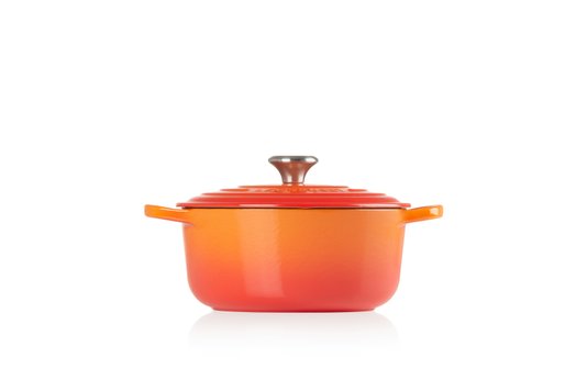 Panela Redonda Signature Le Creuset Laranja 18 cm