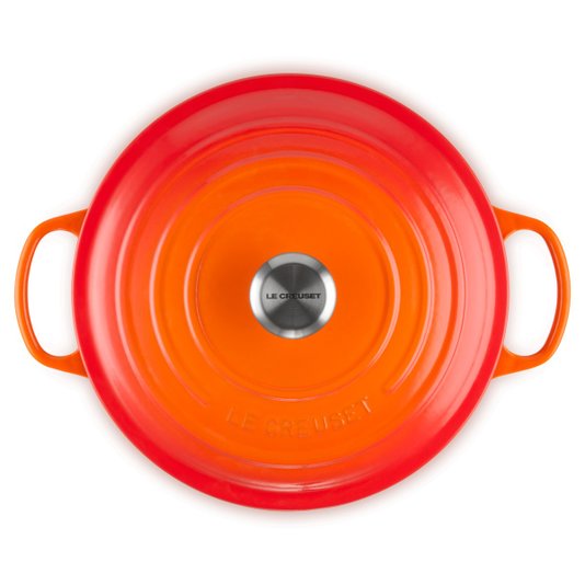 Panela Redonda Signature Le Creuset Laranja 24cm