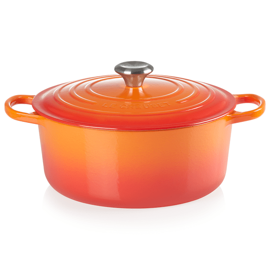 Panela Redonda Signature Le Creuset Laranja 28 cm