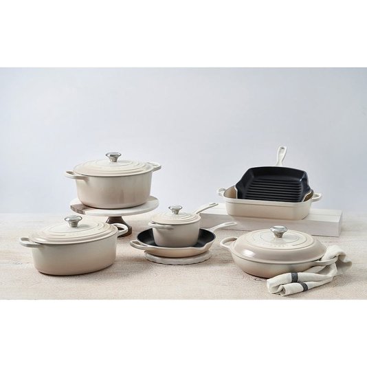 Panela Redonda Signature Le Creuset Meringue 20 cm