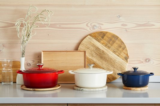 Panela Redonda Signature Le Creuset Meringue 22 cm