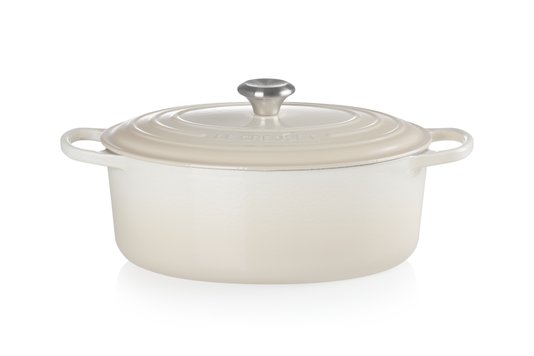 Panela Redonda Signature Le Creuset Meringue 26 cm