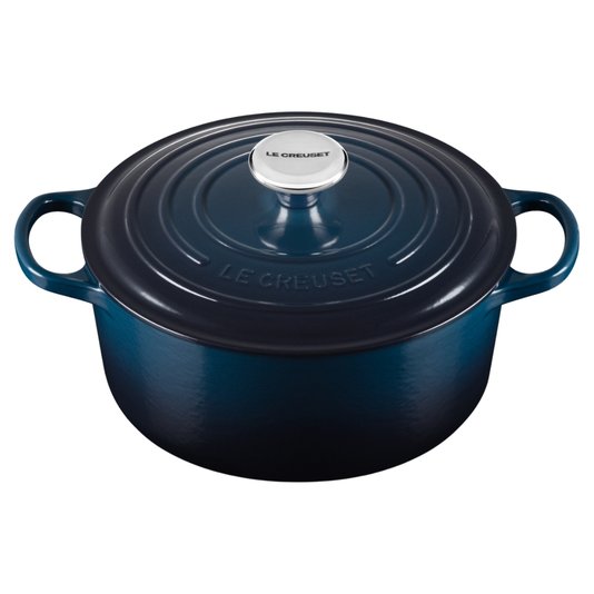Panela Redonda Signature Le Creuset Nuit 24 cm
