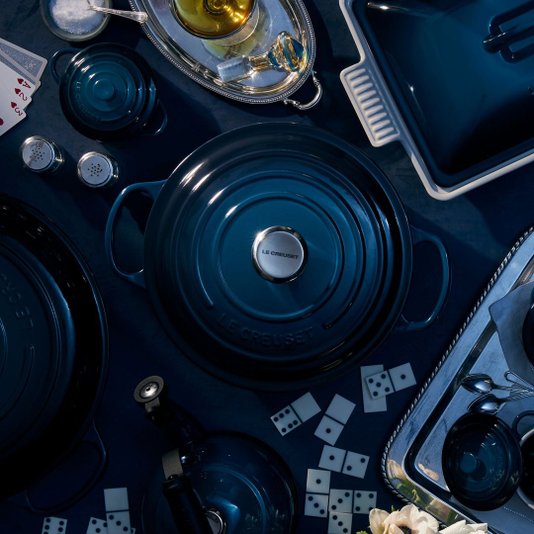 Panela Redonda Signature Le Creuset Nuit 24 cm