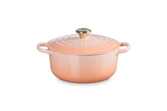 Panela Redonda Signature Le Creuset Pêche 20 cm