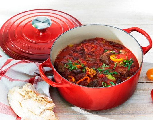Panela Redonda Signature Le Creuset Vermelha 16cm