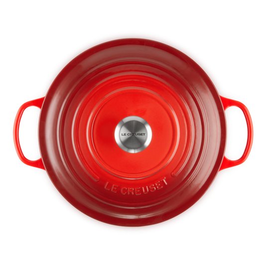 Panela Redonda Signature Le Creuset Vermelha 26 cm