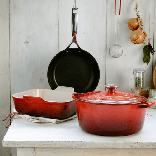 Panela Redonda Signature Le Creuset Vermelha 26 cm