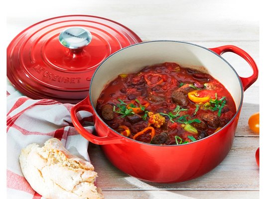 Panela Redonda Signature Le Creuset Vermelha 20 cm