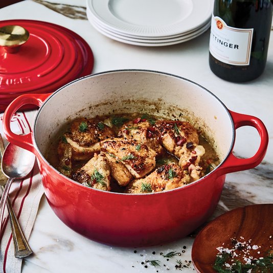 Panela Redonda Signature Le Creuset Vermelha 20 cm