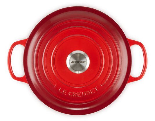 Panela Redonda Signature Le Creuset Vermelho 28 cm