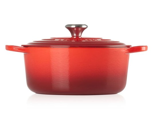 Panela Redonda Signature Le Creuset Vermelho 28 cm