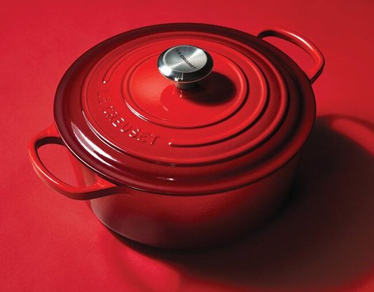 Panela Redonda Signature Le Creuset Vermelho 28 cm
