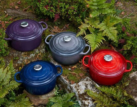 Panela Redonda Signature Le Creuset Vermelho 28 cm