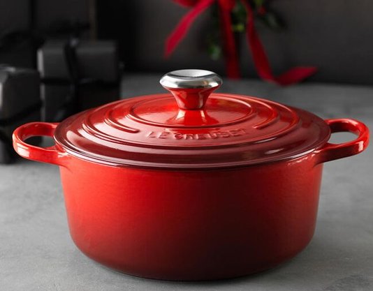 Panela Redonda Signature Le Creuset Vermelho 28 cm