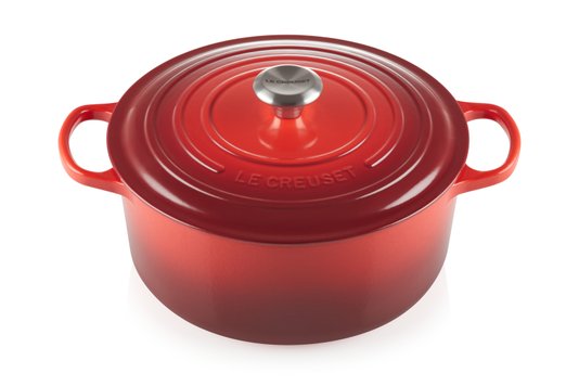 Panela Redonda Signature Le Creuset Vermelho 34 cm