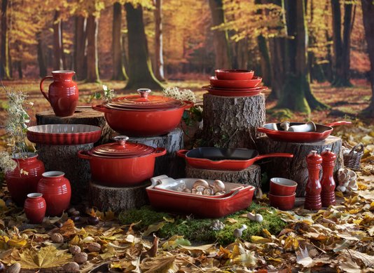 Panela Redonda Signature Le Creuset Vermelho 34 cm