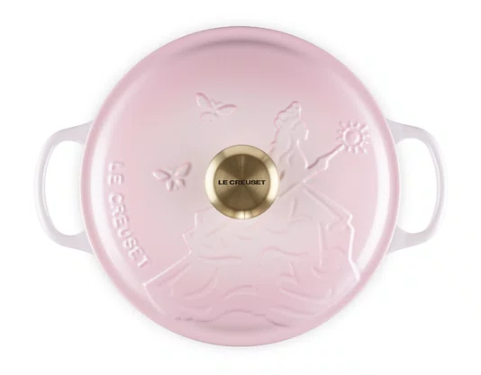 Panela Redonda Wicked Glinda Signature Le Creuset Shell Pink 24 cm