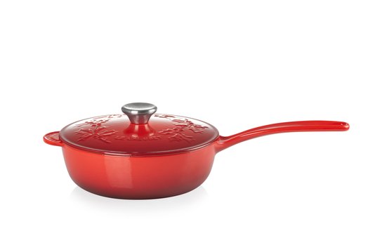 Panela Sautese Holly Colection Le Creuset Vermelha 21cm