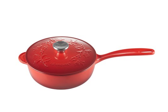 Panela Sautese Holly Colection Le Creuset Vermelha 21cm