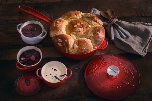 Panela Sautese Holly Colection Le Creuset Vermelha 21cm