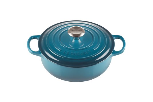 Panela Sautese Signature Le Creuset Deep Teal 24cm