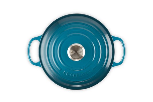 Panela Sautese Signature Le Creuset Deep Teal 24cm