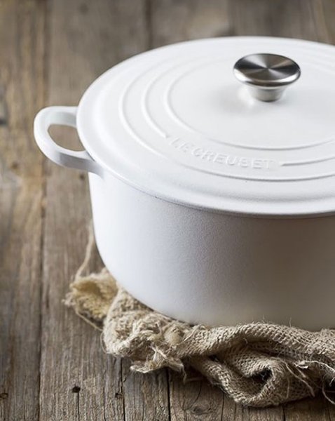 Panela Signature Le Creuset Branco 24 cm