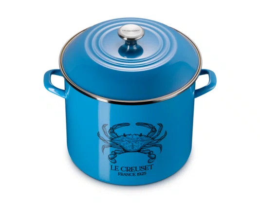 Panela Stock Pot Caranguejo Le Creuset Light Marseille 15,1 Litros