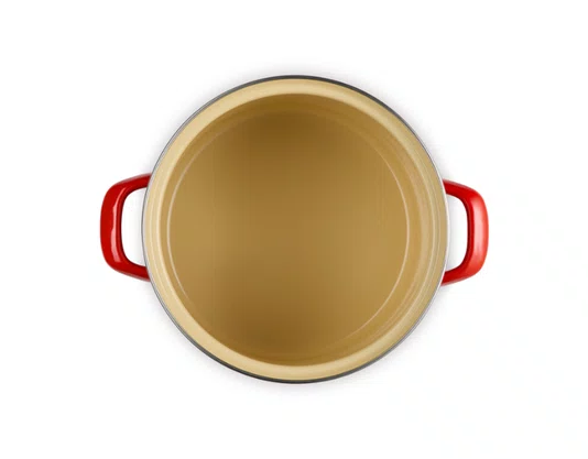 Panela Stock Pot com Pegador em Aço Inox Le Creuset Vermelho 22 cm