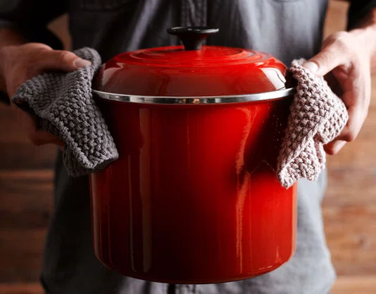 Panela Stock Pot Le Creuset Laranja 20 cm