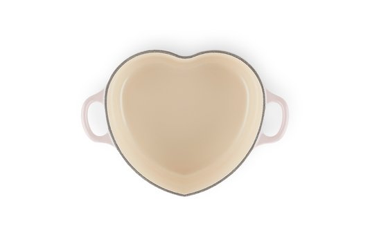 Panela Traditional Coração Le Creuset Shell Pink 20cm