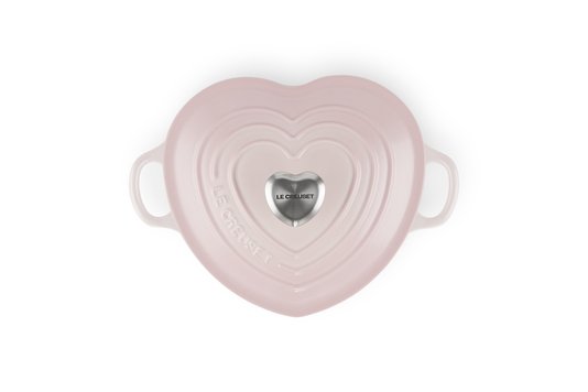 Panela Traditional Coração Le Creuset Shell Pink 20cm