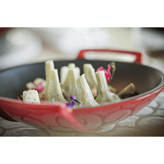 Panela Wok Ferro Fundido Tradition Le Creuset Vermelho 36 cm 
