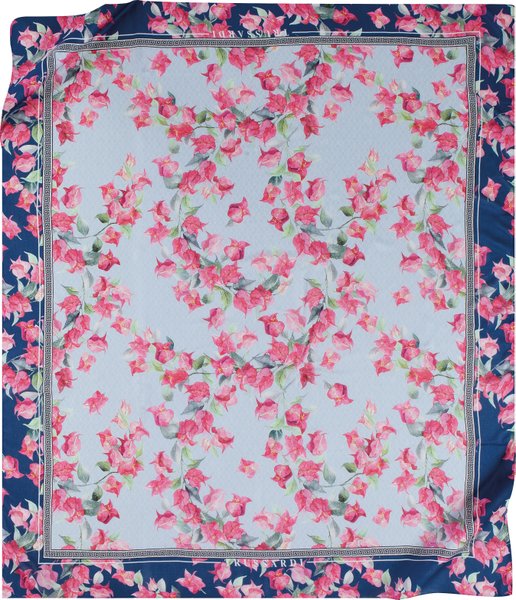 Pareo Viscose Bouganville Trussardi Estampado 1,38m x 1,58m