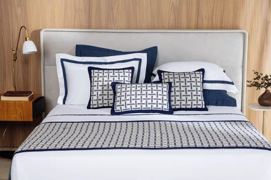 Peseira Canti Tricot Trussardi Azul 80cm x 240cm