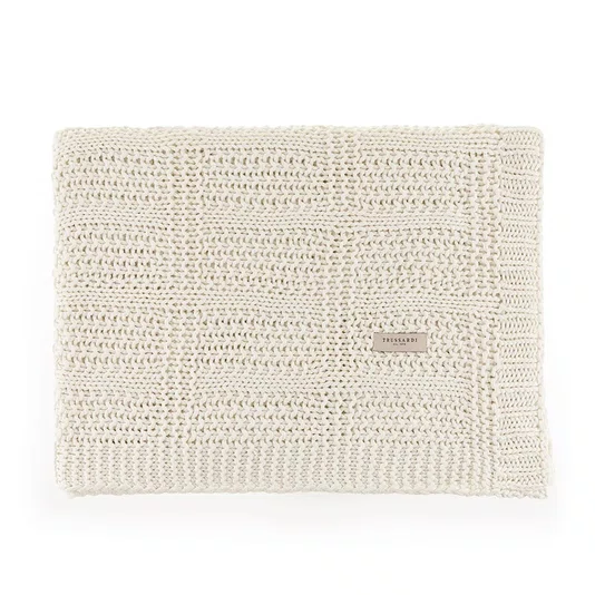 Peseira Dorian Tricot Trussardi Branco 80 x 240 cm