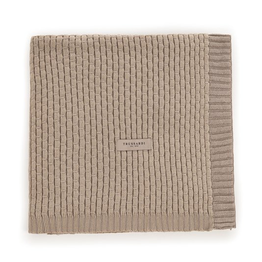 Peseira Giotto Tricot Trussardi Branco/Nocciola 0,80 x 2,20 m