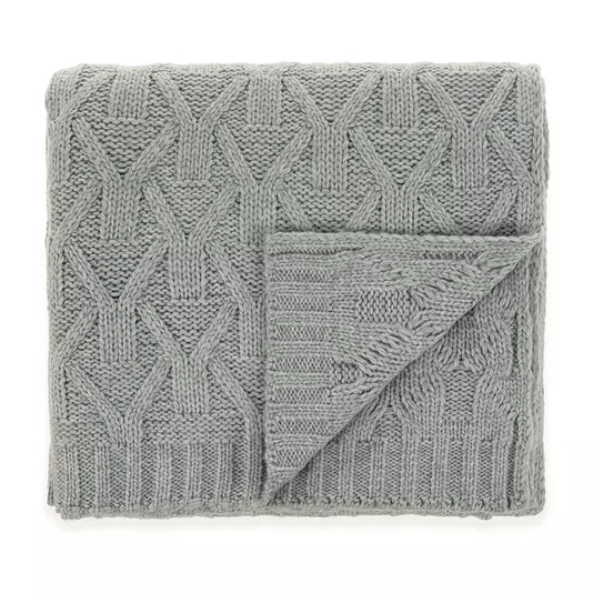 Peseira Roman Tricot Karsten 0,80x2,20m Nevoa
