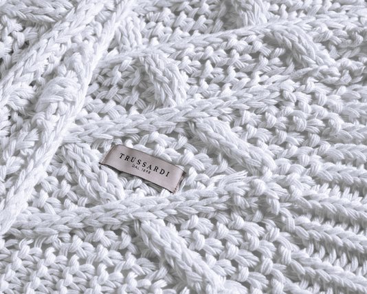 Pesera Donato Tricot Trussardi Branco 0,80 x 2,20 m