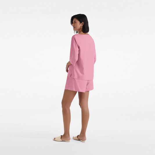 Pijama Curto M Lucelli Trussardi Rosa Gelato