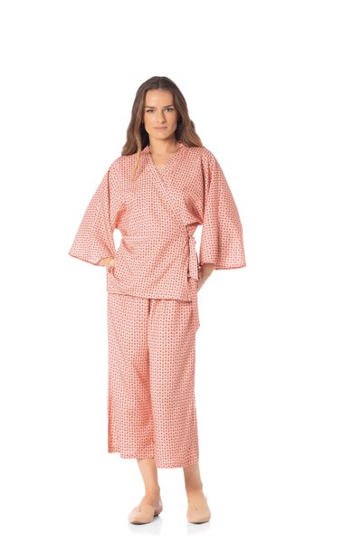 Pijama Longo G Fioritta Trussardi Estampado 61cm x 69cm