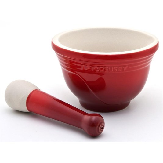 Pilão com Macerador Le Creuset Vermelho 300 ml