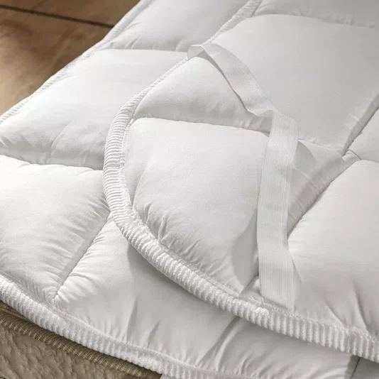Pillow Top Queen Conforto Karsten Branco 1,60 x 2 m