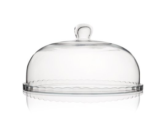 Porta Bolo de Vidro com Tampa Luvidarte 29 cm 