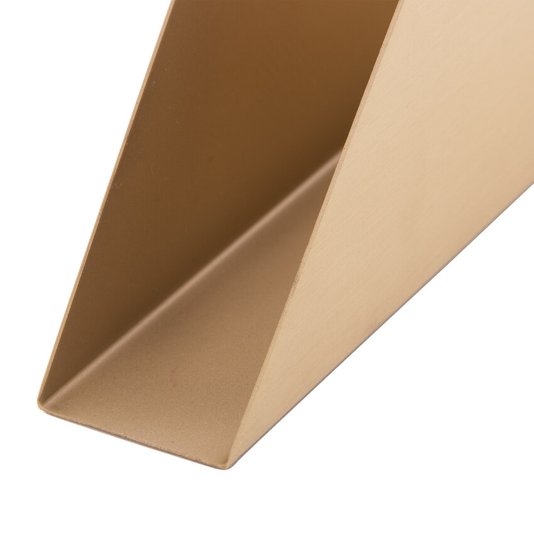 Porta Guardanapo em Aço Inox Escovado Wolff Dourado