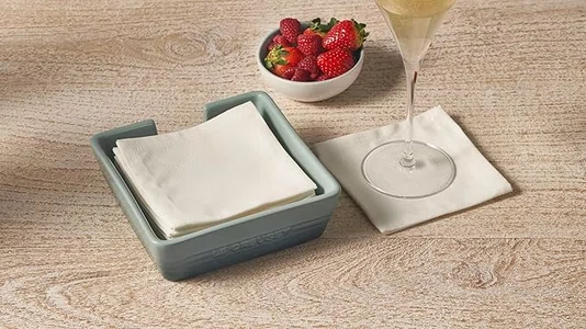 Porta Guardanapo em Cerâmica Signature Le Creuset Branco 15 cm