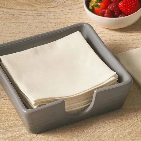 Porta Guardanapo em Cerâmica Signature Le Creuset Flint 15 cm