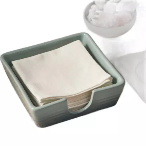 Porta Guardanapo em Cerâmica Signature Le Creuset Sea Salt 15 cm